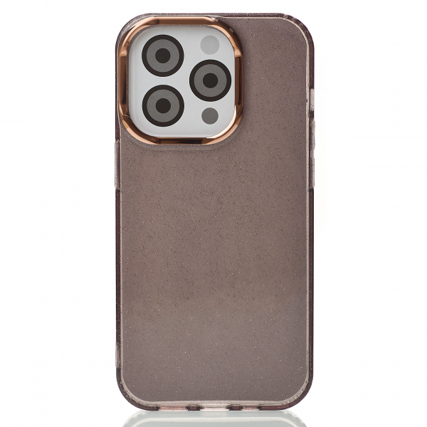 Силиконовый чехол DARK GLITTER для iPhone 12 Pro Max черный