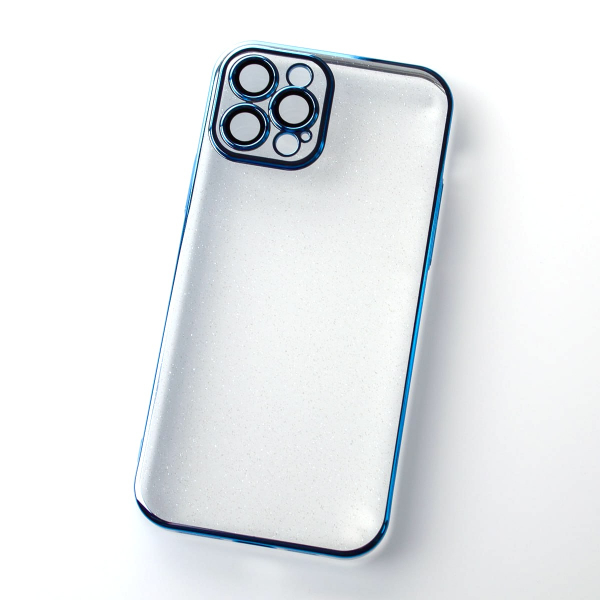 Пластиковый чехол GLITTER для iPhone 11 Pro Max синий