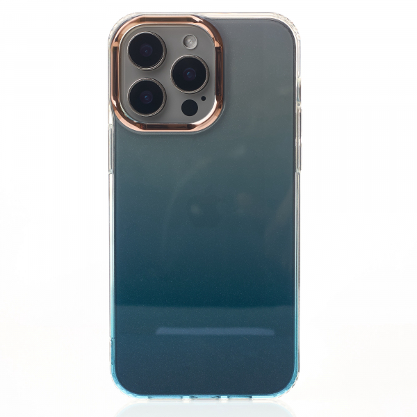 Силиконовый чехол GRADIENT для iPhone 13 Pro Max синий