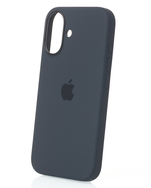 Силиконовый чехол Lux Colors с поддержкой MagSafe для iPhone 16 (AI) Black