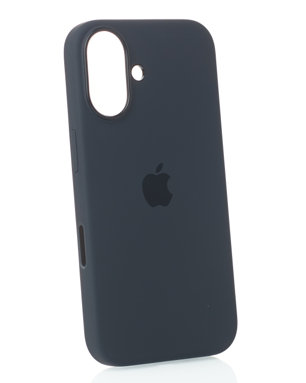 Силиконовый чехол Lux Colors с поддержкой MagSafe для iPhone 16 (AI) Black