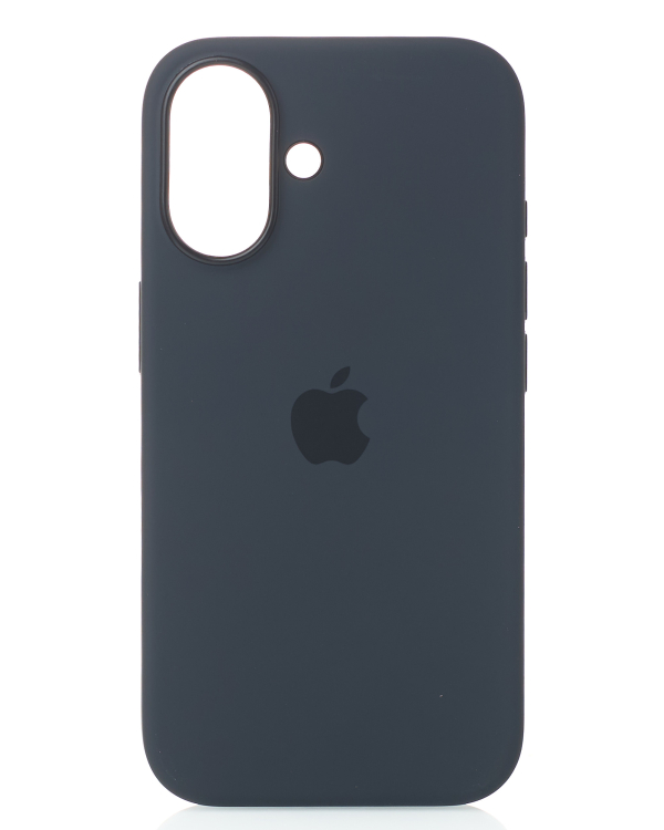Силиконовый чехол Lux Colors с поддержкой MagSafe для iPhone 16 (AI) Black