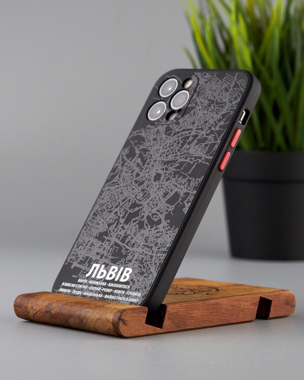 Силиконовый чехол "Міста" для iPhone 12 Pro Max Львов