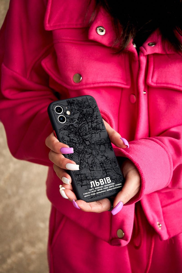 Силиконовый чехол "Міста" для iPhone 12 Pro Max Львов