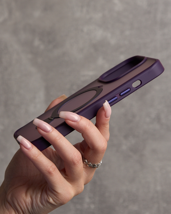 Силиконовый чехол MagSafe 360 для iPhone 11 Pro темно-фиолетовый