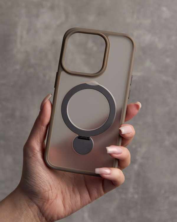 Силиконовый чехол MagSafe 360 для iPhone 11 серый