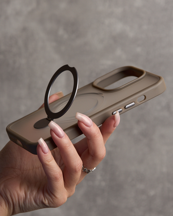 Силиконовый чехол MagSafe 360 для iPhone 11 серый