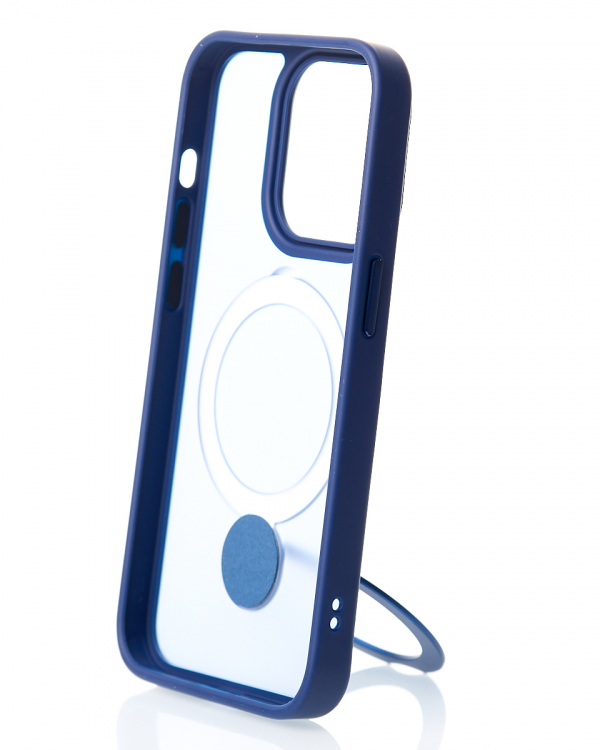 Силиконовый чехол MagSafe 360 для iPhone 11 темно-синий