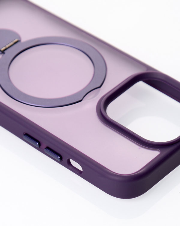 Силиконовый чехол MagSafe 360 для iPhone 11 темно-фиолетовый