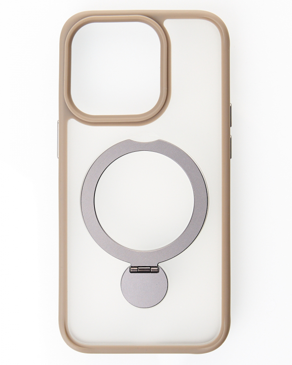 Силиконовый чехол MagSafe 360 для iPhone 15 серый