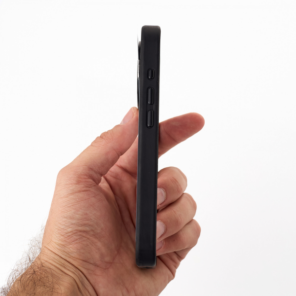 Силиконовый чехол MagSafe CAMERA GLASS PROTECTION для iPhone 16 Pro Max черный