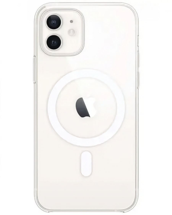 Силиконовый чехол MagSafe CLEAR для iPhone 11 прозрачный