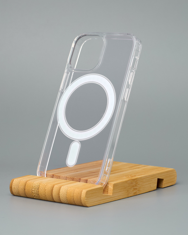 Силиконовый чехол MagSafe CLEAR для iPhone 12 mini/13 mini прозрачный