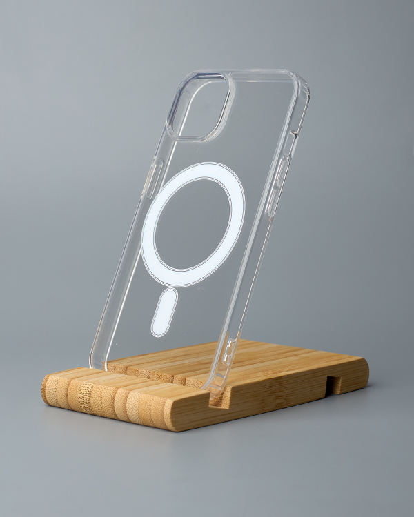 Силиконовый чехол MagSafe CLEAR для iPhone 13 Прозрачный