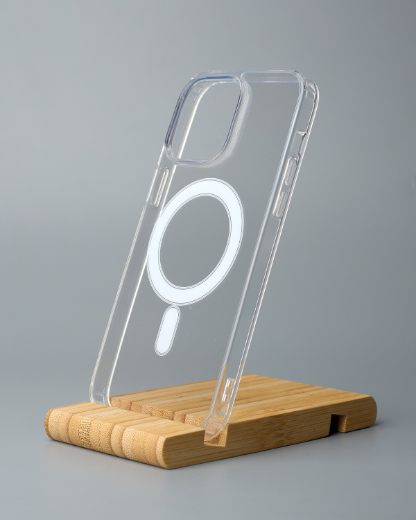 Силиконовый чехол MagSafe CLEAR для iPhone 14 Pro Max Прозрачный