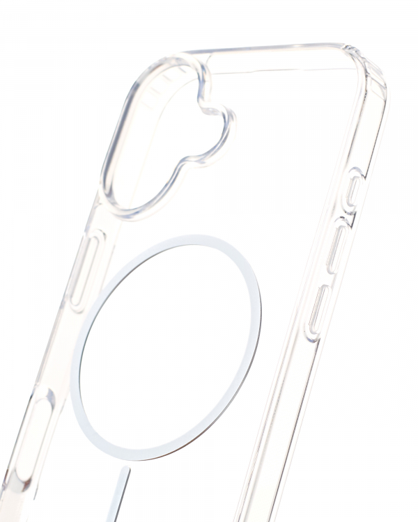 Силиконовый чехол MagSafe CLEAR для iPhone 17 Прозрачный