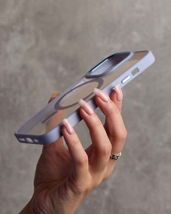 Силиконовый чехол MagSafe COLORS для iPhone 14 Pro Max фиалковый