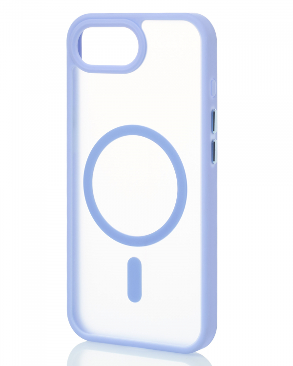 Силиконовый чехол MATTE с поддержкой MagSafe для iPhone 16E lavander