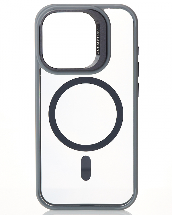 Силиконовый чехол MagSafe SHADOW для iPhone 12 Pro Max серый
