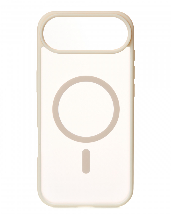 Силиконовый чехол MATTE с поддержкой MagSafe для iPhone 17 AIR antique white