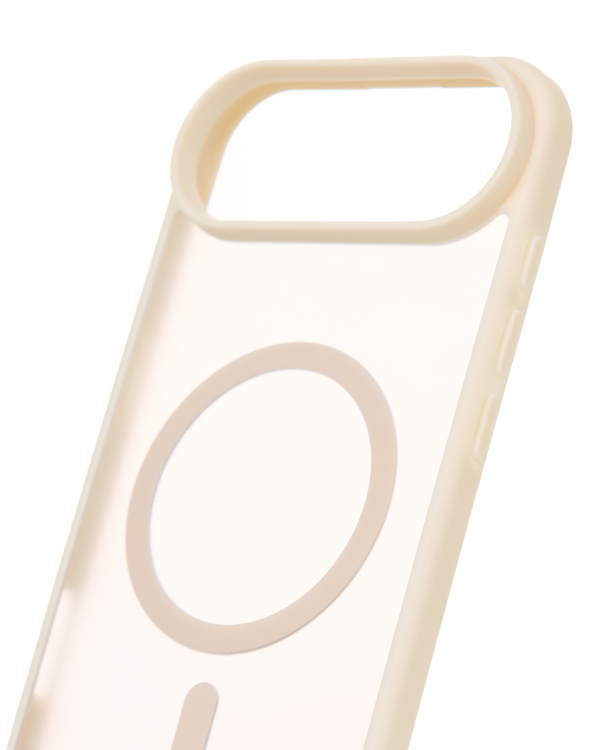 Силиконовый чехол MATTE с поддержкой MagSafe для iPhone 17 AIR antique white