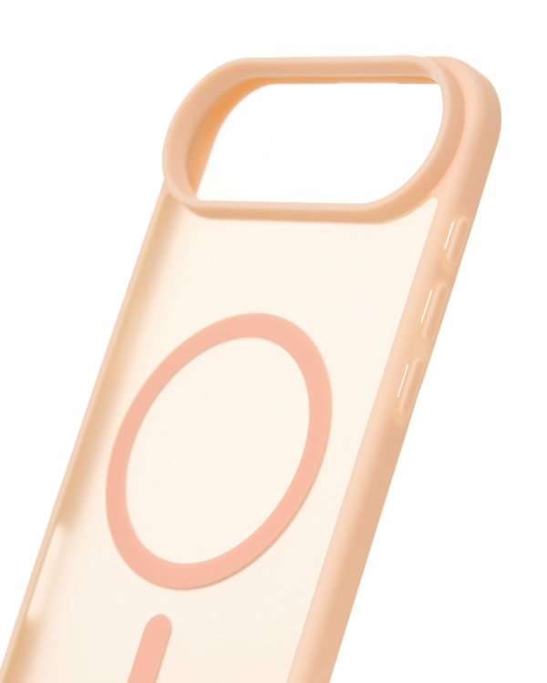 Силиконовый чехол MATTE с поддержкой MagSafe для iPhone 17 AIR dusty pink