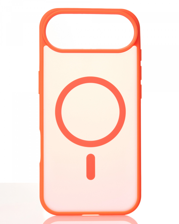 Силиконовый чехол MATTE с поддержкой MagSafe для iPhone 17 AIR orange