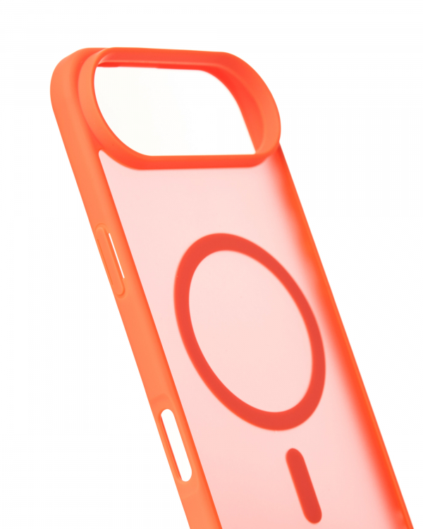 Силиконовый чехол MATTE с поддержкой MagSafe для iPhone 17 AIR orange