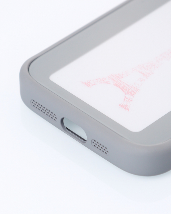 Силиконовый чехол NFC для iPhone 14 Pro Max серый