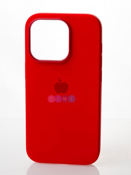 Силиконовый чехол OrigCase "Colors" with MagSafe для iPhone 14 Pro Red