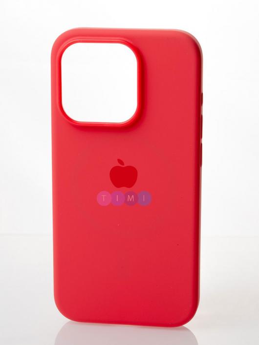 Силиконовый чехол OrigCase "Colors" with MagSafe для iPhone 15 Guava