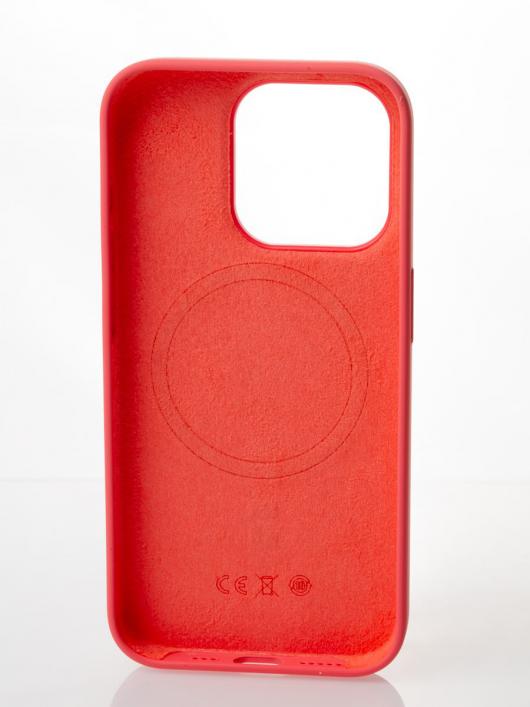 Силиконовый чехол OrigCase "Colors" with MagSafe для iPhone 15 Guava