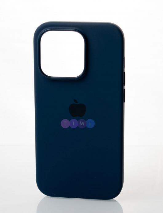 Силиконовый чехол OrigCase "Colors" with MagSafe для iPhone 15 Storm Blue