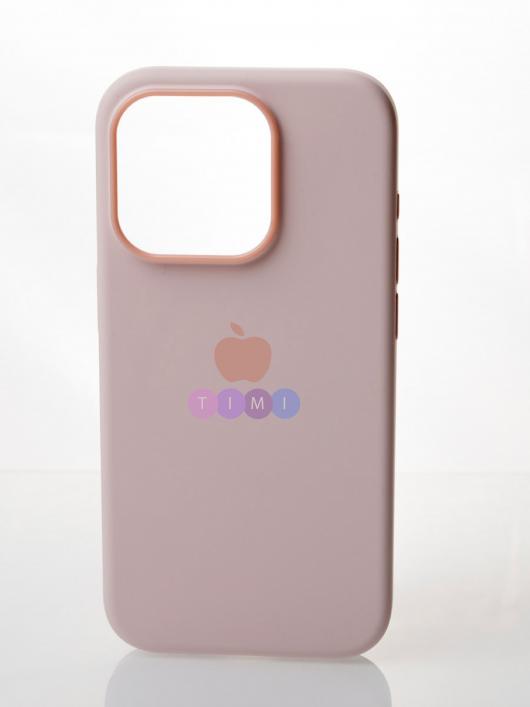 Силиконовый чехол OrigCase "Colors" with MagSafe для iPhone 15 Light Pink