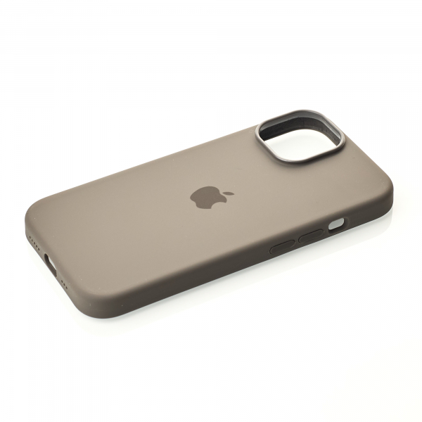 Силиконовый чехол OrigCase "Colors" with MagSafe для iPhone 15 Plus Clay