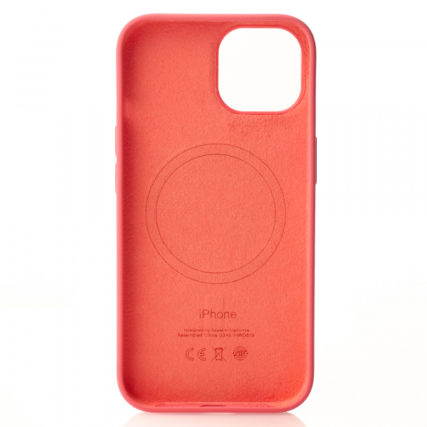 Силиконовый чехол OrigCase "Colors" with MagSafe для iPhone 15 Pro Max Guava