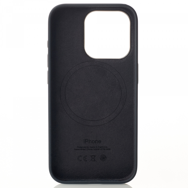 Силиконовый чехол OrigCase "Colors" with MagSafe для iPhone 15 Plus Black