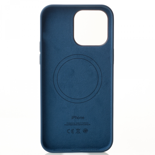 Силиконовый чехол OrigCase "Colors" with MagSafe для iPhone 14 Pro Storm Blue