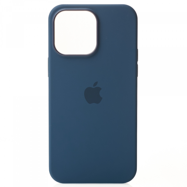 Силиконовый чехол OrigCase "Colors" with MagSafe для iPhone 14 Pro Storm Blue