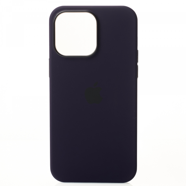 Силиконовый чехол OrigCase "Colors" with MagSafe для iPhone 14 Pro Elderberry