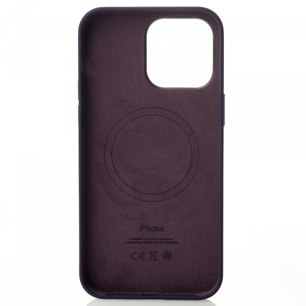 Силиконовый чехол OrigCase "Colors" with MagSafe для iPhone 14 Pro Elderberry