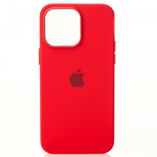 Силиконовый чехол OrigCase "Colors" with MagSafe для iPhone 14 Pro Red