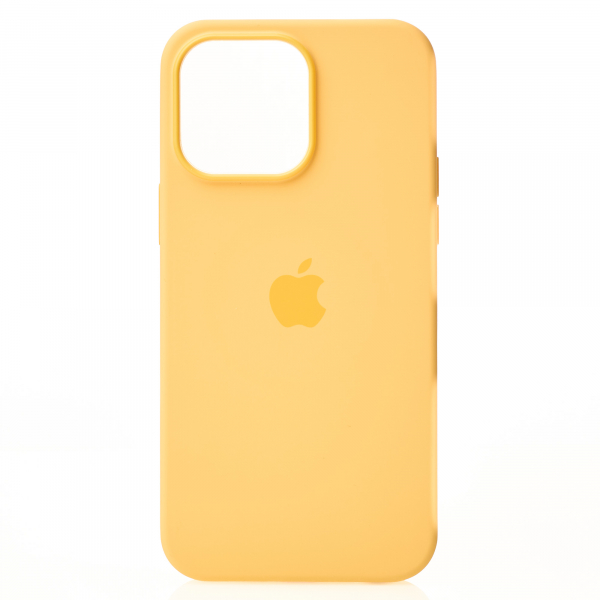Силиконовый чехол OrigCase "Colors" with MagSafe для iPhone 14 Pro Sunglow