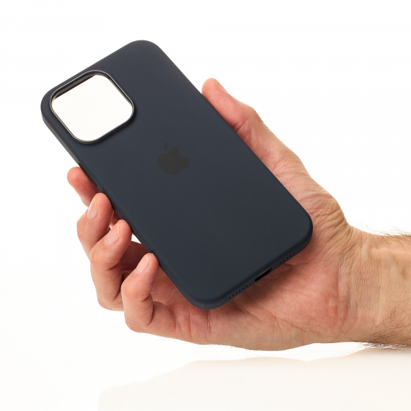 Силиконовый чехол OrigCase "Colors" with MagSafe для iPhone 14 Pro Midnight
