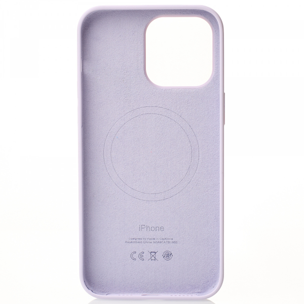 Силиконовый чехол OrigCase "Colors" with MagSafe для iPhone 14 Pro Max Lilac