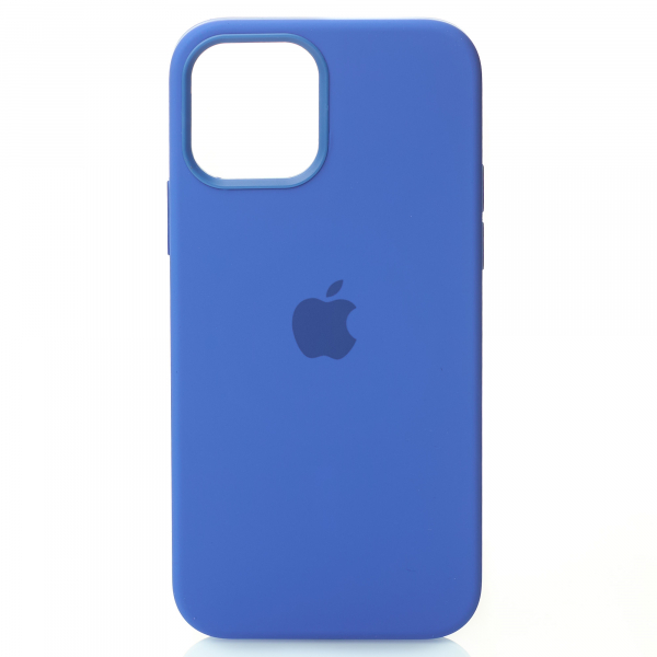 Силиконовый чехол OrigCase "Colors" with MagSafe для iPhone 12 Pro Max Capri Blue