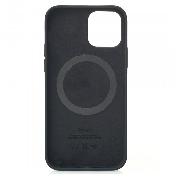 Силиконовый чехол OrigCase "Colors" with MagSafe для iPhone 12 Pro Max Black