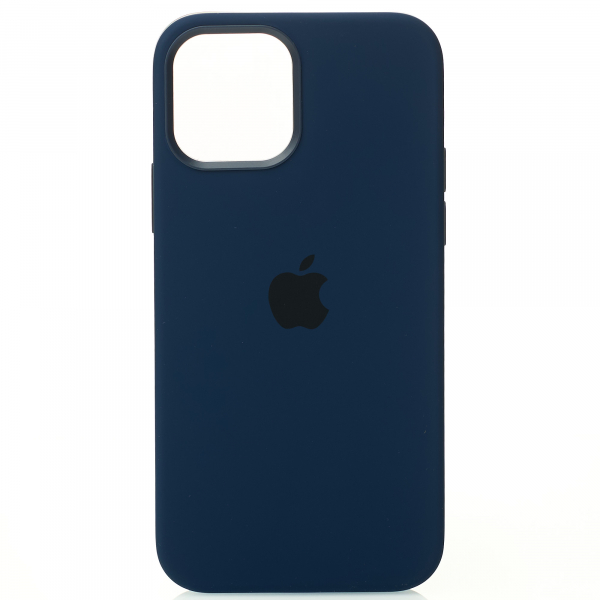 Силиконовый чехол OrigCase "Colors" with MagSafe для iPhone 12 Pro Max Deep Navy