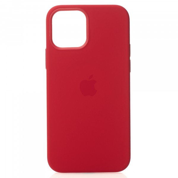 Силиконовый чехол OrigCase "Colors" with MagSafe для iPhone 12 Pro Max Red