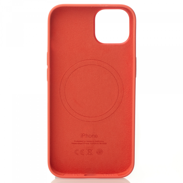 Силиконовый чехол OrigCase "Colors" with MagSafe для iPhone 13 Nectarine